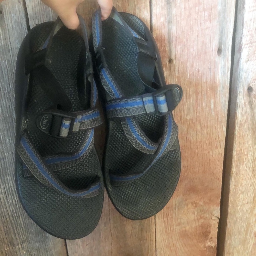 Chacos Men’s 13 blue & grey